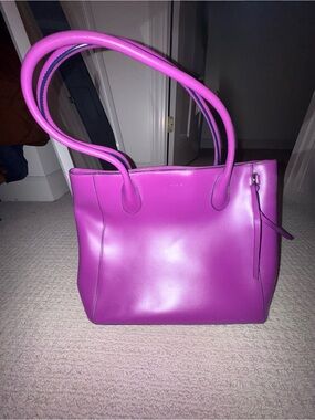 Lodis Laptop Work Tote in Magenta